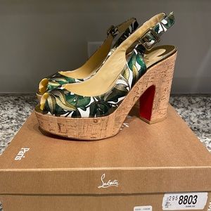 Christian Louboutin Dona Anna 120 cork size 40